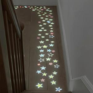 Giá Đỡ Tường Phát Sáng Sao Cho Phòng Trẻ Em Phòng Ngủ Ký Túc Xá Sinh Viên Trần Nhà Trang Trí Dán Tường PVC Chống Thấm Nước