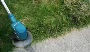 Automatic Lawn Mower Wireless Cordless Lawn Mower Rechargeable Electric Grass Cutter with Lithium Battery 36V/48V Grass Trimmer String Cutting Machine Adjustable Lawn Mower Kit Set Home Push Lawnmower Multifunction Brush Cutter Line