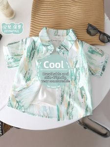 JIFANPAUL | Fashion Casual Floral Short Sleeve Shirt for Boys