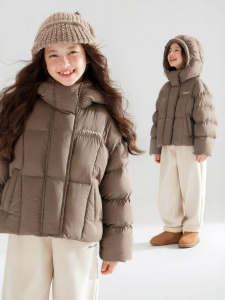 MUCMUKN | High-Fill 3D Protection Warmth Safe Down Girls Puffer Jacket