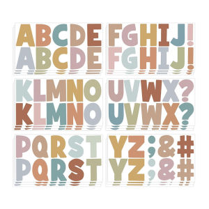 Large 3-Inch Letter Number Stickers Waterproof Car Mailbox Labels Digital Stickers Cross-Border Business Supplies