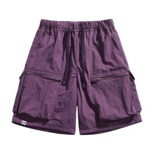 izzue | Summer Cool Ice Silk Men Work Shorts