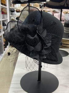 New Arrival Hat Female Fall and Winter Woolen Bowler Hat Grenadine Hat British Retro Bucket Hat Fashion All-Match Fashion Cap K-style