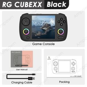 ANBERNIC RG CUBEXX Handheld Game Console 3.95 IPS Screen Linux System Video Output WiliWili Online Play RGCUBEXX E-book Reader