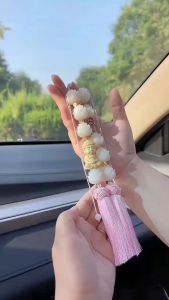 [Tặng Hộp] Khánh treo ô tô Phật Adida ngự Mộc liên hoa Bình an - Treo gương ô tô phật adida  Khánh treo ô tô phong thủy