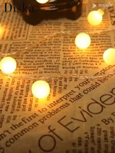 Fun Frog ไฟเชอรี่ 1.5 3 6 10 เมตร ไฟกลมled ไฟประดับ ไฟประดับเต็นท์ ไฟตกแต่งกลางแจ้ง ไฟแคมป์ปิ้ง ไฟติดห้องนอน LED Light