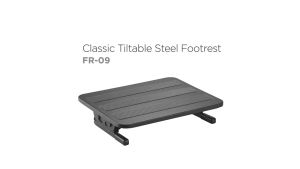 Flight Ergonomic Adjustable Foot Rest Quality Steel Footrest