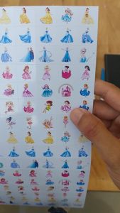 Sticker khen thưởng CÔNG CHÚA ELSA tờ A4 - 159 Stick - SP9