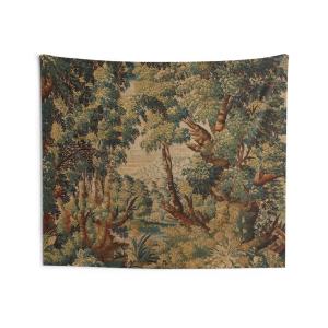 VIKAMA European Retro Brocade Tapestry Medieval Landscape Background Cloth Living Room Wabi Sabi Decoration Room Decoration