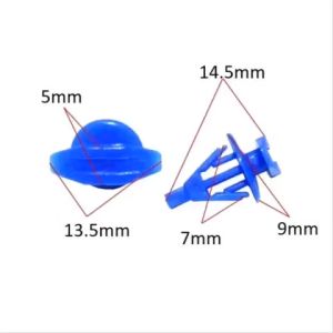Set 100 đinh tán nhựa 7mm (XANH) cho cửa xe hơi kẹp chốt nhựa cho ô tô