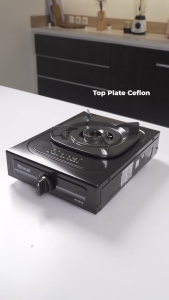 RINNAI RI201S Kompor Gas 1 Tungku Body Teflon Api Biru Bergaransi Resmi BONUS SELANG GAS