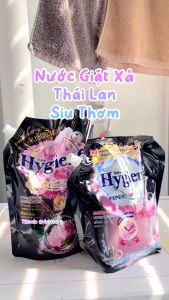 Nước xả vải hygiene Thái lan túi 1150ml nhập khẩu chính ngạch Nước Xả Vải Đậm Đặc Hygiene Hương Hoa Mẫu Đơn Thái Lan