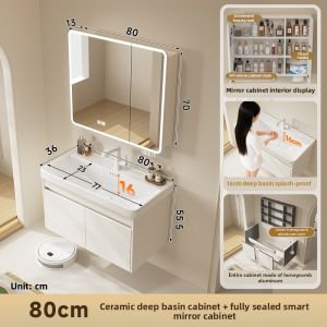 LANGXIANG | Narrow All-Aluminum Honeycomb Sink Cabinet 36cm