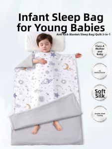 MUSHABAI | Anti-kick Belly Protection Cooling Prevention Sleep Sack