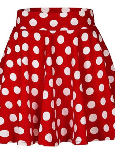 กระโปรงทรงเอเอวสูงลายจุด กระโปรงทรงเอเอวสูงผ้าโพลีเอสเตอร์ ฤดูใบไม้ร่วง 2025 กระโปรงสั้นสไตล์ยุโรปและอเมริกัน