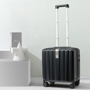 กระเป๋าเดินทางขนาดเล็ก Hanke สำหรับเด็กและเยาวชน รุ่น H80002-16 กระเป๋าเดินทางแบบมีซิปปิดแบบมีล้อเลื่อนได้ทุกทาง ป้องกันการเข้าถึงแบบ TSA