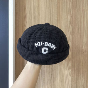 Cute Baby Hat Street Style Simple Embroidery Watermelon Skin Cap Boys And Girls Spring Autumn Sun Protection Lord Hat