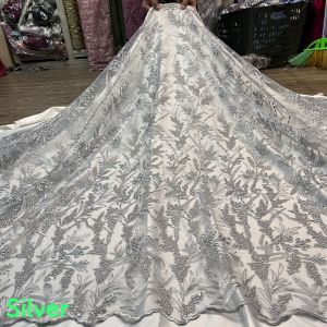 Kain tulle bordir anastasyia bahan kebaya full payet