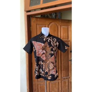 Jayabaya Batik JANAKA PENDEK Kemeja Batik Katun