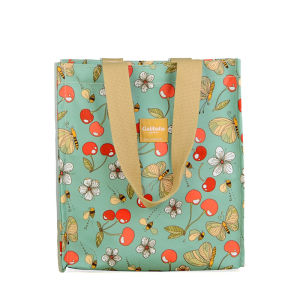Waterproof Canvas Bag Single Shoulder Handbag Large Capacity Shopping Bag Student Book Bag Mommy Bag Zipper Eco-Friendly Bag