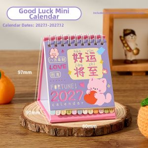 SANNIANERBAN | Creative Cute Mini Calendar Desk Ornament 2025-2026
