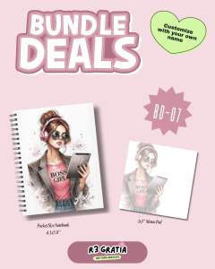 Pocket Notes Bundle – A6 Notebook + 3x3” Memo Pad