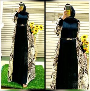 gamis leopart rajut mix maxmara sik import