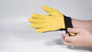 Protective Gloves Safety Welding Work Gloves Industrial Grade Protective Sheepskin Gloves