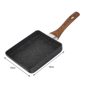 Breakfast Make Frying Pan Mini Cookware Fry Egg Pancake Kitchen Pot Black Non-Stick Pan