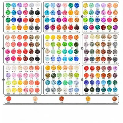 221 Color DIY Beads 2.6mm