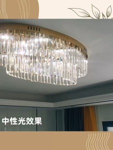 Lampu Plafon Kristal Minimalis Mewah 50cm: Pilihan Lampu Hias Gantung & Koridor LED