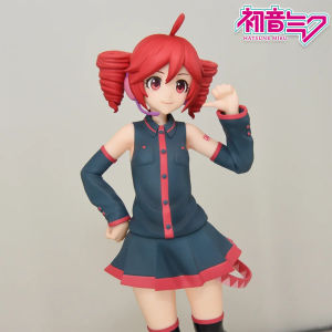 Bandai | Hatsune Miku Kasane Teto Chokonose Bust Figure Anime Kawaii PVC Collectible Model Desktop Car Home Decoration Model Toys Gifts