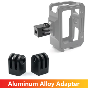 Aluminum Alloy Adapter 1/4" Tripod Monopod Mount for GoPro 13 12 11 10 9 Insta360 SJCAM AKASO DJI OSMO Action Camera Accessories