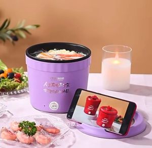 BB7 - Panci Listrik Multifungsi 1L Anti Lengket Hemat Listrik 450W / Electric Pan Cooking Panci Elektrik Serbaguna 4 Warna