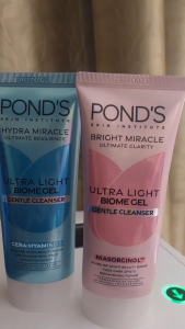 Ponds Ultra Light Biome Gel Hydrating Gentle Cleanser 90g - Niasorcinol - Cera-Hyamino - Virgo Shoop