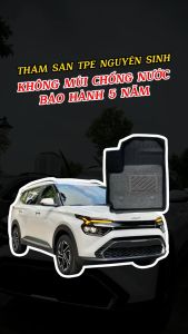 Thảm Lót Sàn Xe HUYNDAI ELANTRA ( 2022 - 2024) Nhựa TPE Đúc 3D Không Mùi Không Nấm Mốc Bền Đẹp Chắc Chắn - CARSEN VIET NAM
