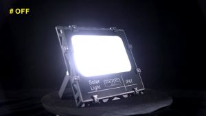 ไฟโซล่าเซลล์ ไฟสปอร์ตไลท์ LED โซล่าเซลล์สปอตไลท์ solar light กันน้ำและกันฟ้าผ่ เปิดปิดอัตโนมัติ