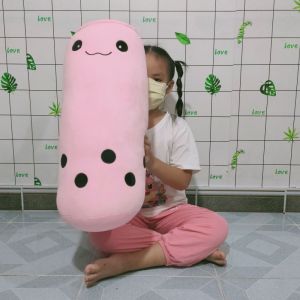 GỐI ÔM NGỦ CHO BÉ HÌNH LY TRÀ SỮA LOẠI LỚN 70CM VẢI MINISO CO GIÃN 4 CHIỀU MỀM MỊN