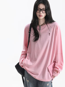 zuocisankon | Youthful Loose Fit Light Long Sleeve Couple T-Shirts