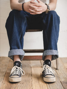 MADEN | Vintage Loose Straight Leg Denim Trousers