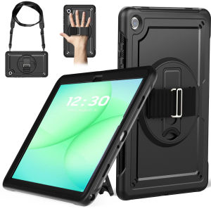 Kids Heavy Duty Shockproof Protective Case with 360 Rotating Kickstand Hand Strap & Shoulder Belt for Samsung Galaxy Tab A11 Plus Case 11 inch 2025Tab A9 Plus CaseTab A11 CaseTab A9 Case