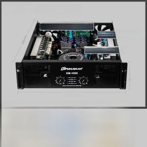 Pure Class D Power Amplifier Stage Home Use High Power Three Channel Audio Amplifier Bass Boosted Professional HiFi Amplifier