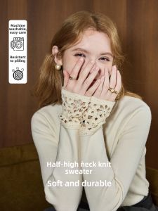 Áo Sweater Thiết Kế Eo Cắt Đẽo Phong Cách Ngọt Ngào Hàn Quốc