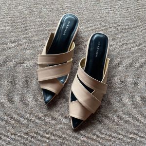 Hanayaka Mules Shoes Alenka Heels 3cm