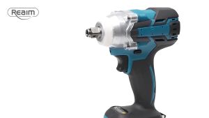 REAIM Brushless Impact Wrench Heavy Duty Electric Cordless 2IN1 Chuck 1/2" Socket Drive & 1/4" Drill Drive