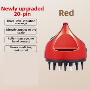 Electric Scalp Medication Applicator with Essence-Guiding Comb