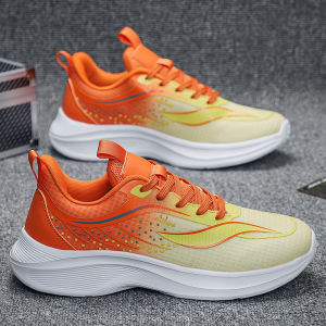 Extra Large Size Mens Running Shoes Thin Breathable Mesh Wide Version Coconut Soft Bottom Lightweight Summer Sports Sneakers