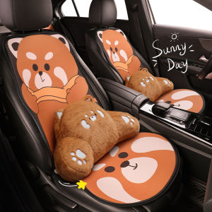 Ghế Ô Tô Mùa Đông Phổ Biến Nửa Bao Da Ghế Phụ Kiện Ghế Ô Tô Thoải Mái Đa Năng Cho Mọi Mùa