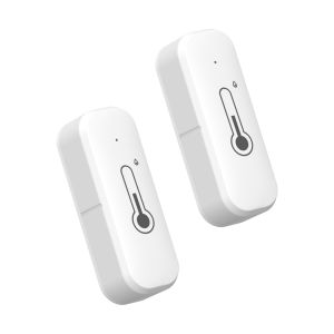 Tuya Temperature and Humidity Sensor WiFi and Bluetooth Connectivity Monitors Temperature Changes Ideal for Smart Homes