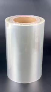 ม้วนฟิล์มพลาสติก สำหรับเครื่องบรรจุเเพ็คซีล 1 กก. พลาสติก OPP/CPP